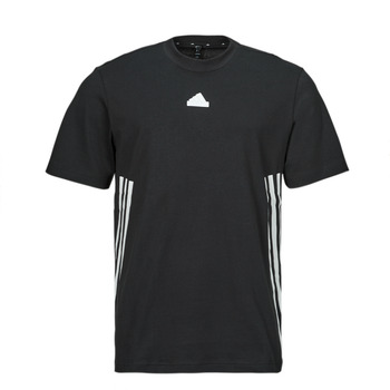 Textil Homem T-Shirt mangas curtas Slate adidas Sportswear M FI 3S T Preto / Branco
