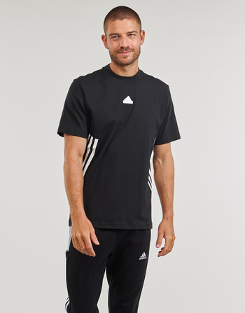 Adidas Sportswear thunderbolt print cotton shirt