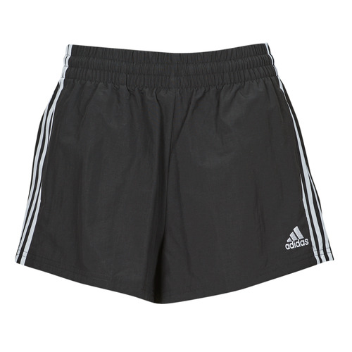 Textil Mulher Shorts / Bermudas adidas Ozweego Sportswear W 3S WVN SHO Preto / Branco