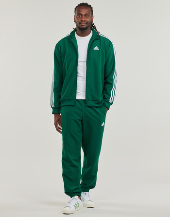 Textil Homem Todos os fatos de treino nigues Adidas Sportswear M 3S WV TT TS Verde / Branco