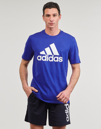 Adidas Sportswear Lacoste T-shirt med krokodillelogo i marineblå gul