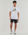Textil Homem Shorts / Bermudas Adidas Sportswear M LIN SJ SHO Preto / Branco