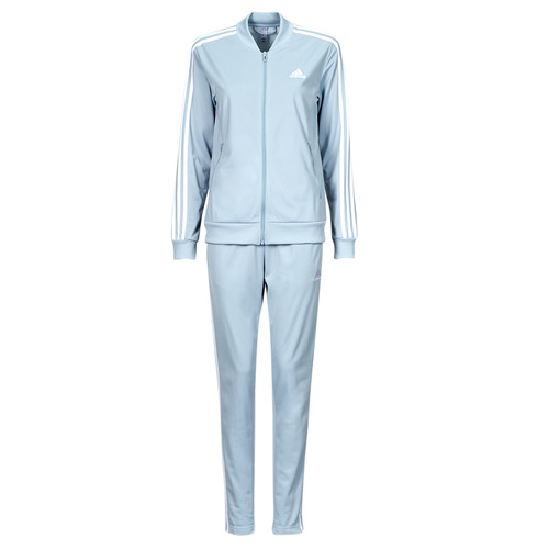 Textil Mulher Todos os fatos de treino background Adidas Sportswear W 3S TR TS Azul / Branco