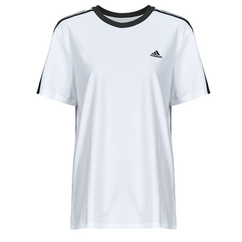 Textil Mulher T-Shirt mangas curtas Adidas Sportswear W 3S BF T Branco / Preto