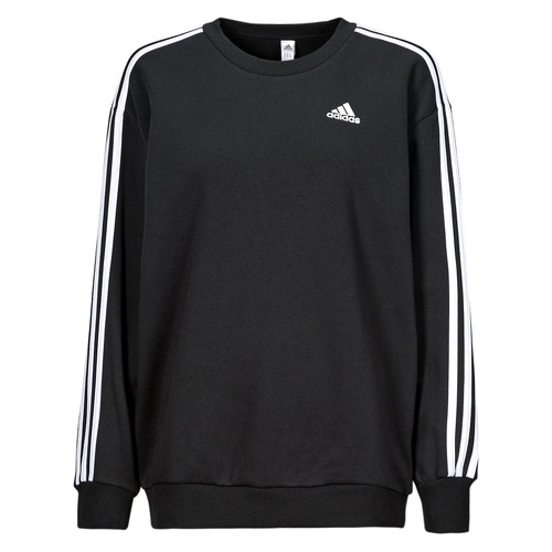 Textil Mulher Sweats soccer Adidas Sportswear W 3S FL OS SWT Preto / Branco