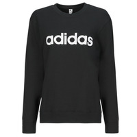 Textil Mulher Sweats adidas shirt Sportswear W LIN FT SWT Preto / Branco