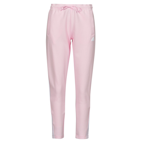 Textil Mulher Calças de Wear-resistant Adidas Sportswear W FI 3S SLIM PT Rosa / Branco