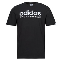 Textil Homem T-Shirt mangas curtas Adidas indonesia Sportswear SPW TEE Preto / Branco