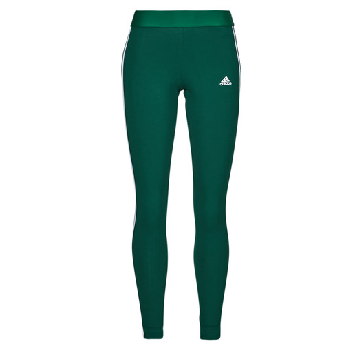 Textil Mulher Collants Adidas germany Sportswear W 3S LEG Verde / Branco