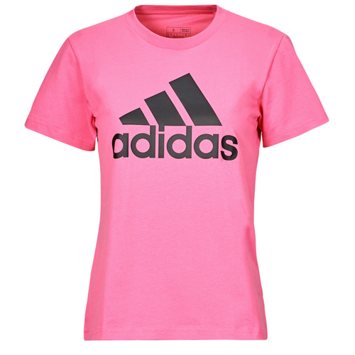 Textil Mulher T-Shirt mangas curtas Adidas germany Sportswear W BL T Rosa / Preto