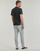 Textil Homem T-Shirt mangas curtas Adidas Sportswear M FI 3S REG T Preto / Branco