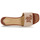 Sapatos Mulher Chinelos Lauren Ralph Lauren FAY LOGO-SANDALS-FLAT SANDAL Conhaque / Bege