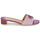 Sapatos Mulher Chinelos SNEAKERS BABY BIANCHE FAY LOGO-SANDALS-FLAT SANDAL Violeta / Bege