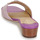Sapatos Mulher Chinelos Lauren Ralph Lauren FAY LOGO-SANDALS-FLAT SANDAL Violeta / Bege