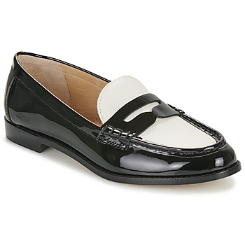 Sapatos Mulher Mocassins Viscosa / Lyocell / Modal WYNNIE-FLATS-LOAFER Preto / Branco