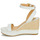 Sapatos Mulher Segunda - Sexta : 8h - 16h HILARIE-ESPADRILLES-WEDGE Branco