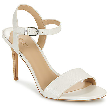 Sapatos Mulher Sandálias McQ Alexander McQueen GWEN-SANDALS-HEEL SANDAL Branco