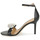 Sapatos Mulher Sandálias Lauren Ralph Lauren ALLIE FLOWER-SANDALS-HEEL SANDAL Preto / Branco