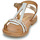 Sapatos Rapariga Sandálias Save The Ducklarbi BADOU Branco / Dourado