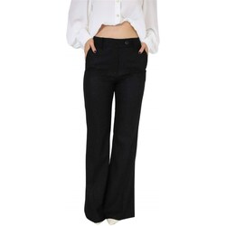 Textil Mulher Calças finas / Sarouels Zahjr 53538805 Preto
