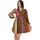 Textil Mulher Vestidos curtos Zahjr 53538910 Castanho
