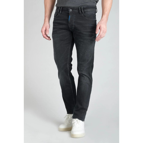 Textil Homem Calças de ganga Móveis de TV Jeans regular 700/17, comprimento 34 Preto