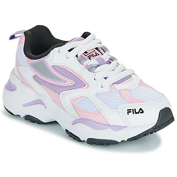 Sapatos Rapariga Sapatilhas Fila CR-CW02 RAY TRACER KIDS Branco / Violeta / Rosa