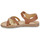 Sapatos Rapariga Sandálias Kickers BETTYS Camel / Ouro