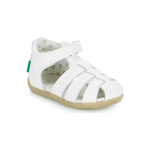 Sapatos Criança Sandálias Kickers BIGFLO-C Branco