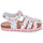 Sapatos Rapariga Sandálias Kickers SUMMERTAN Branco / Rosa