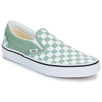 Sapatos Slip on Vans Giacca Classic Slip-On COLOR THEORY CHECKERBOARD ICEBERG GREEN Verde