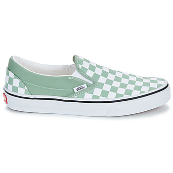 Vans and Classic Slip-On COLOR THEORY CHECKERBOARD ICEBERG GREEN