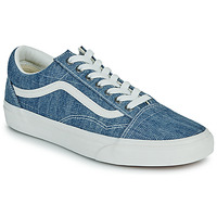 Sapatos Sapatilhas Vans Leopard Old Skool THREADED DENIM BLUE/WHITE Azul