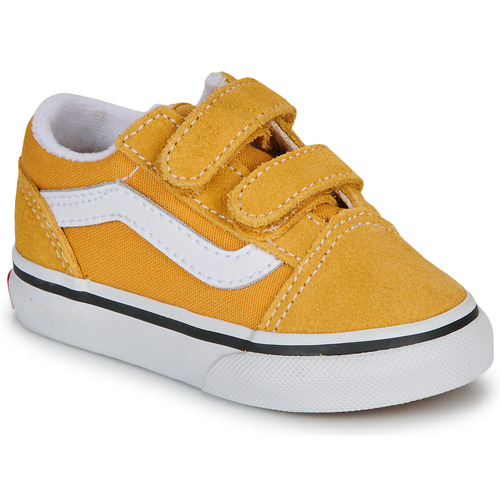Sapatos Criança Sapatilhas Vans Slip Old Skool V COLOR THEORY GOLDEN GLOW Amarelo