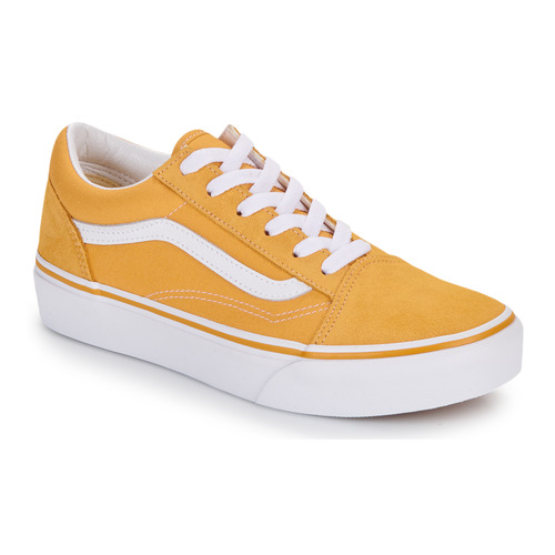 Sapatos Rapariga Sapatilhas and Vans Old Skool Platform GOLDEN GLOW Amarelo