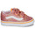 Sapatos Rapariga Sapatilhas Vans Old Skool V SUNRISE GLITTER MULTI/TRUE WHITE Laranja / Vermelho