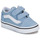 Sapatos Criança Sapatilhas vn0a4u39wt41 Vans Old Skool V COLOR THEORY DUSTY BLUE Azul