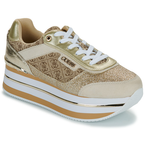 Sapatos Mulher Sapatilhas 433JW Guess HANSIN 2 Ouro