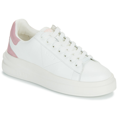 Sapatos Mulher Sapatilhas Guess slim ELBINA Branco / Rosa