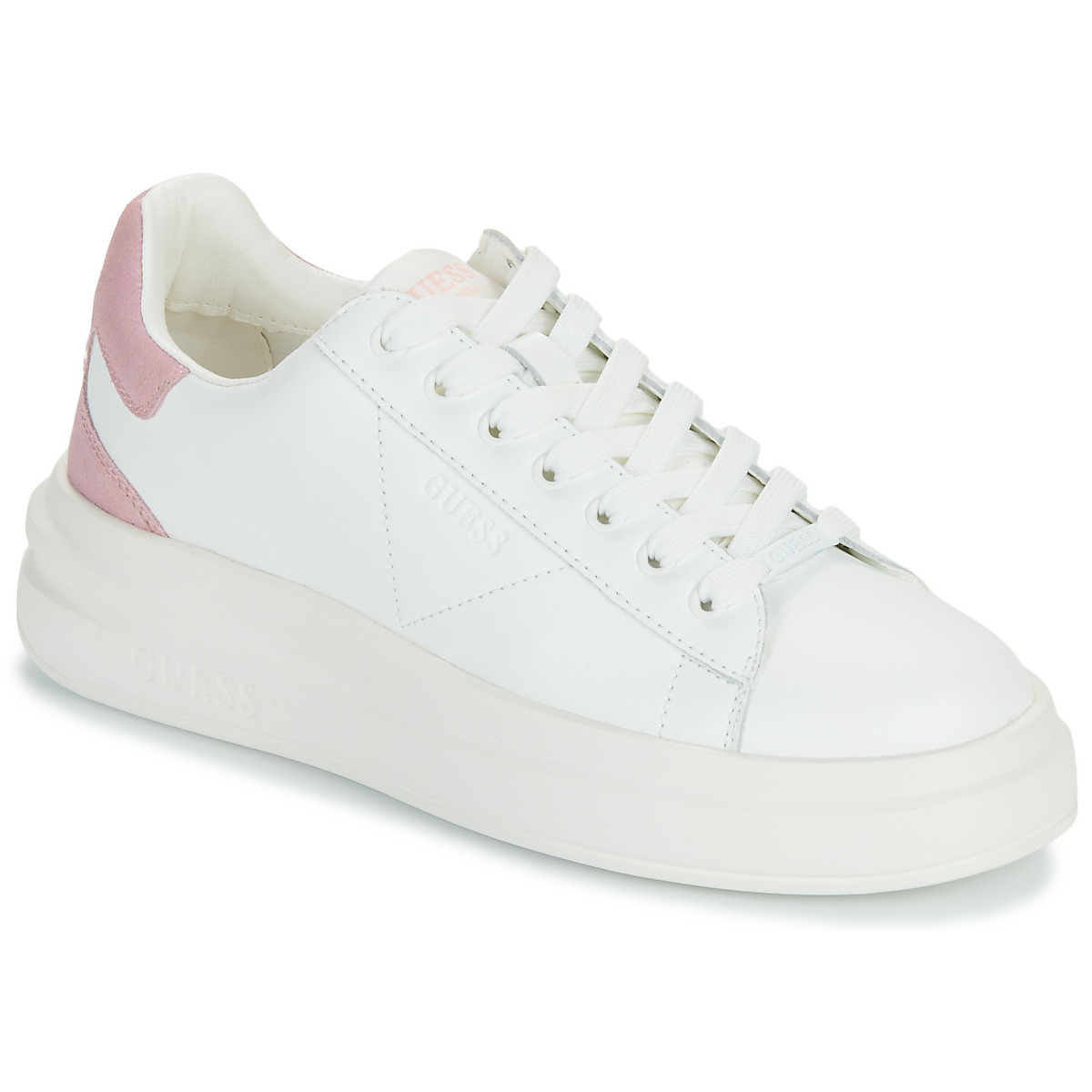 Sapatos Mulher Sapatilhas Guess P1470 ELBINA Branco / Rosa