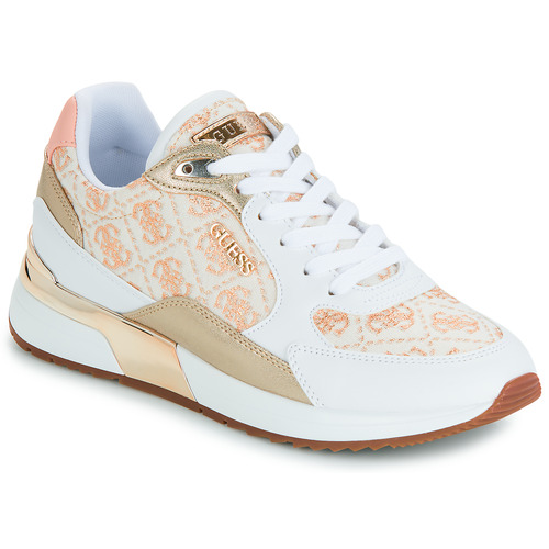 Sapatos Mulher Sapatilhas luxury Guess MOXEA 10 Branco / Ouro