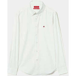 Textil Homem Camisas mangas comprida Lion Of Porches LP003361-001-1-1 Branco
