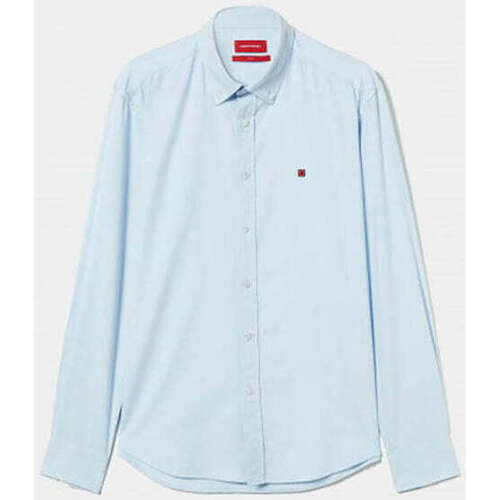 Textil Homem Camisas mangas comprida Project X Parismpagnie LP003361-510-3-1 Azul