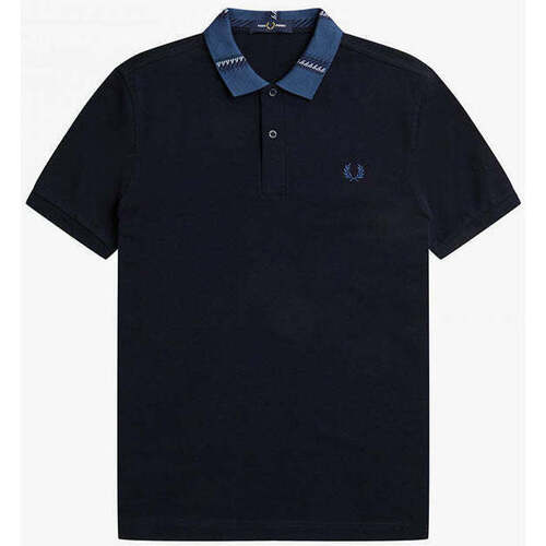 Textil Homem T-shirts e Pólos Fred Perry M6662-608-3-1 Azul