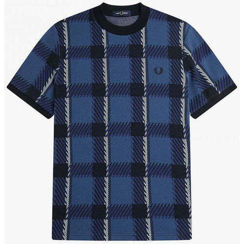 Textil Homem T-shirts e Pólos Fred Perry M6664-963-3-1 Azul