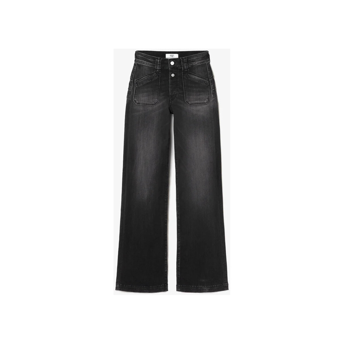Textil Mulher Calças de ganga Pre-owned Contour Back Zip Pants in Viscose Brown Jeans flare PULPHIFL, comprimento 34 Preto