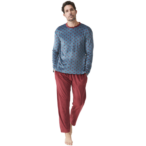 Textil Homem Pijamas / Camisas de dormir J&j Brothers JJBDP5401 Multicolor