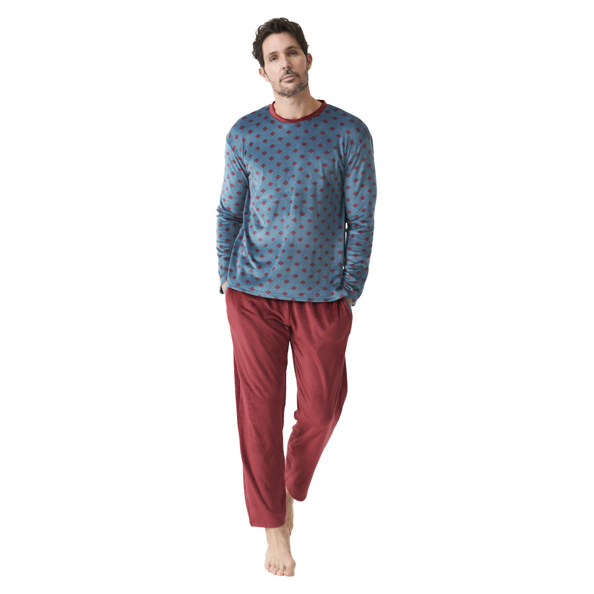 Textil Homem Pijamas / Camisas de dormir J&j Brothers JJBDP5401 Multicolor