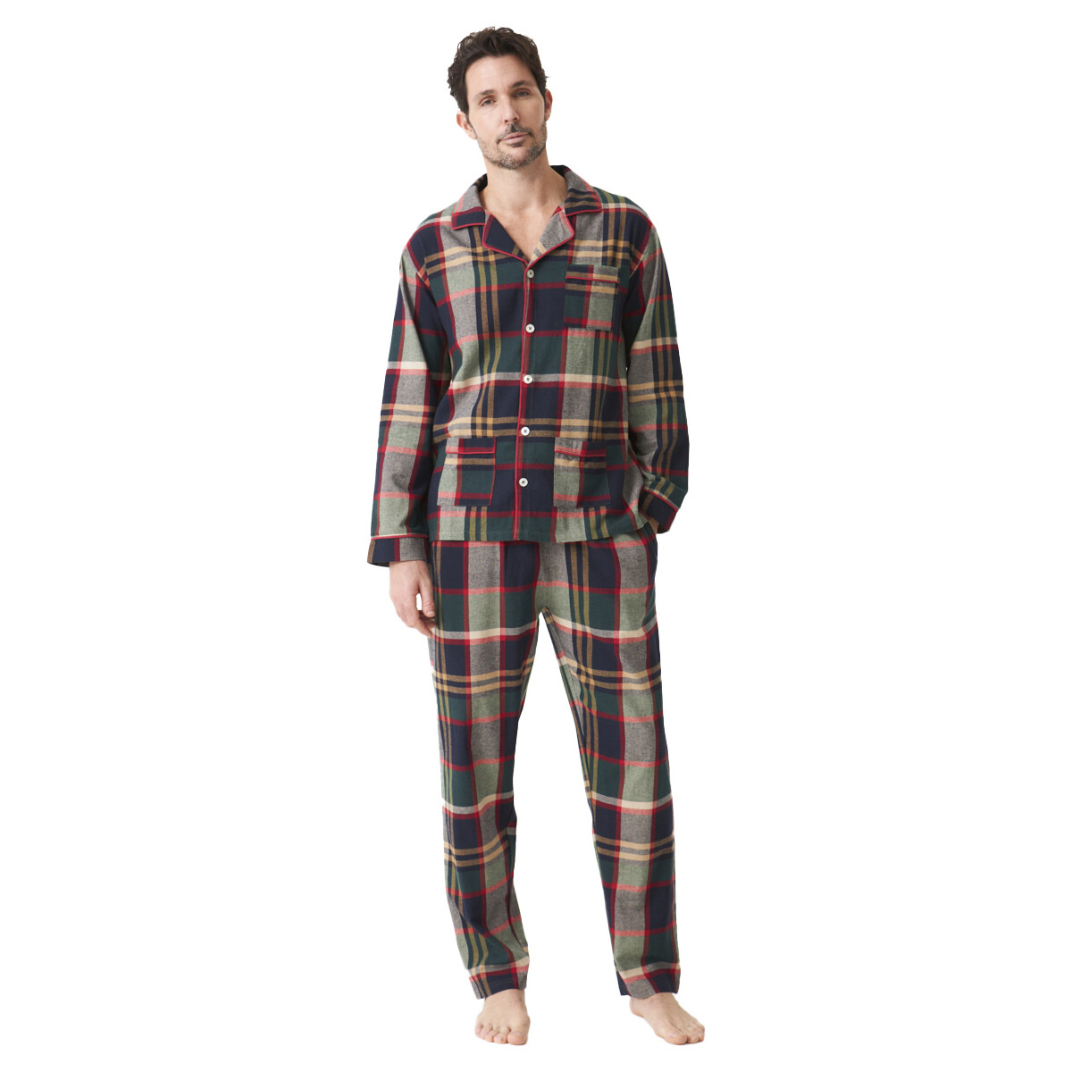Textil Homem Pijamas / Camisas de dormir J&j Brothers JJBDP5900 Multicolor
