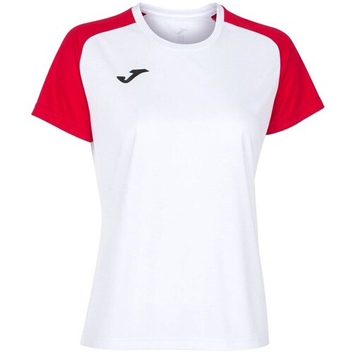 Textil Mulher T-Shirt mangas curtas Joma Academy Vermelho, Branco